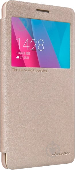 Чехол-книжка NILLKIN Spark series для Huawei Honor 5X (GR5) gold (6279902) - фото 1