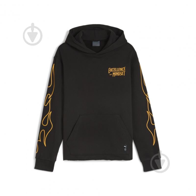 Джемпер Puma CAUTION HOODIE 62475901 р.M черный - фото 1