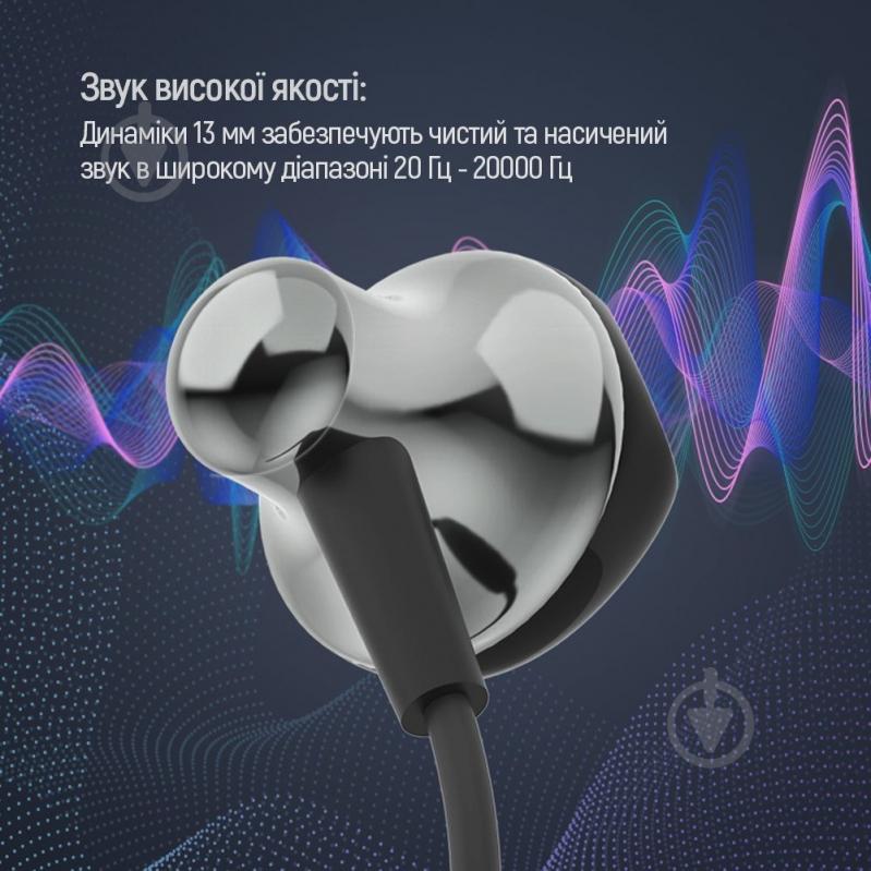 Наушники ColorWay Slim 3.5 mm Wired Earphone Blast 1 black (CW-WD01BK) - фото 15