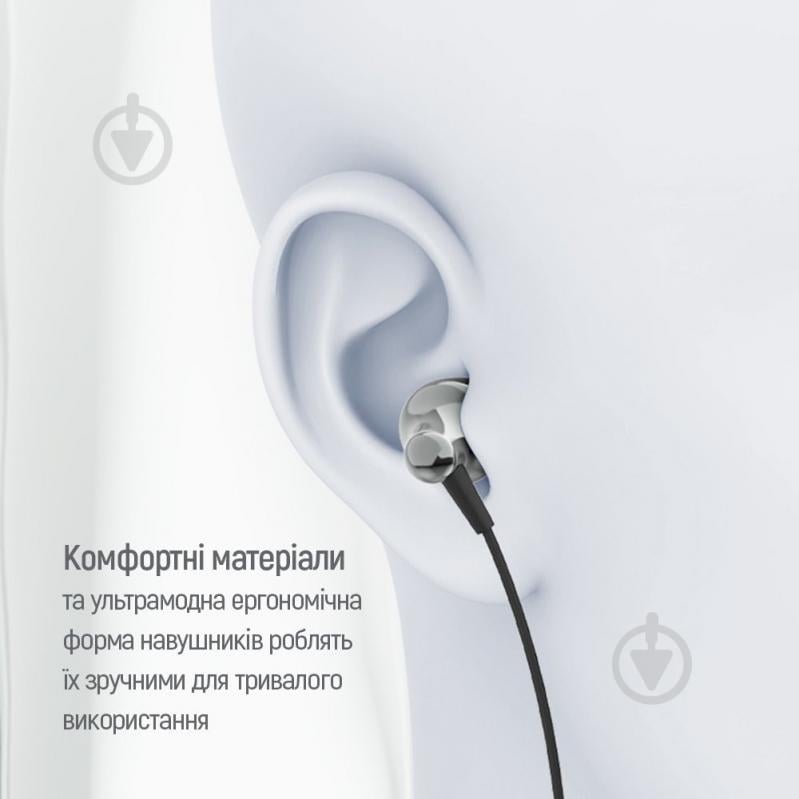 Наушники ColorWay Slim 3.5 mm Wired Earphone Blast 1 black (CW-WD01BK) - фото 16