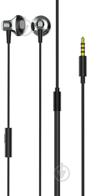 Наушники ColorWay Slim 3.5 mm Wired Earphone Blast 1 black (CW-WD01BK) - фото 8