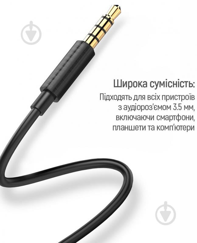 Наушники ColorWay 3.5 mm Wired Earphone Blast 2 black (CW-WD02BK) - фото 8