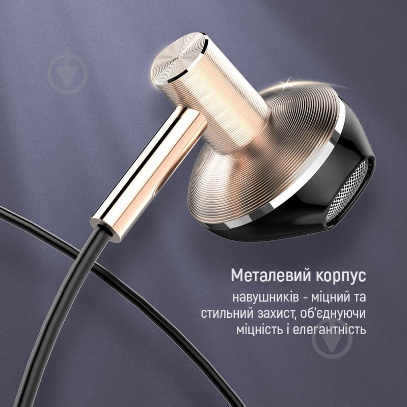 Наушники ColorWay 3.5 mm Wired Earphone Blast 2 black (CW-WD02BK) - фото 12