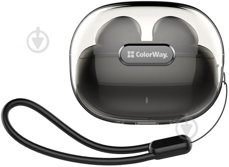 Навушники ColorWay Slim TWS-2 Earbuds black (CW-TWS2BK) - фото 5