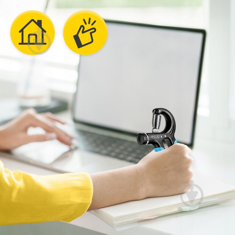 Эспандер 4fizjo 10-40 кг 4FJ0254 Black/Blue - фото 9