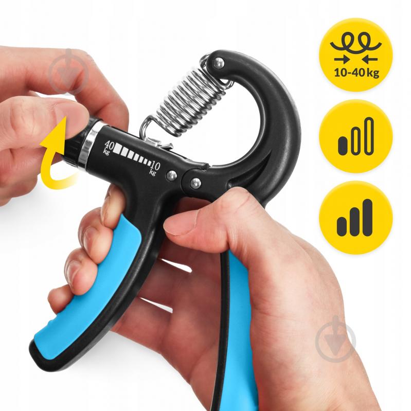 Эспандер 4fizjo 10-40 кг 4FJ0254 Black/Blue - фото 7