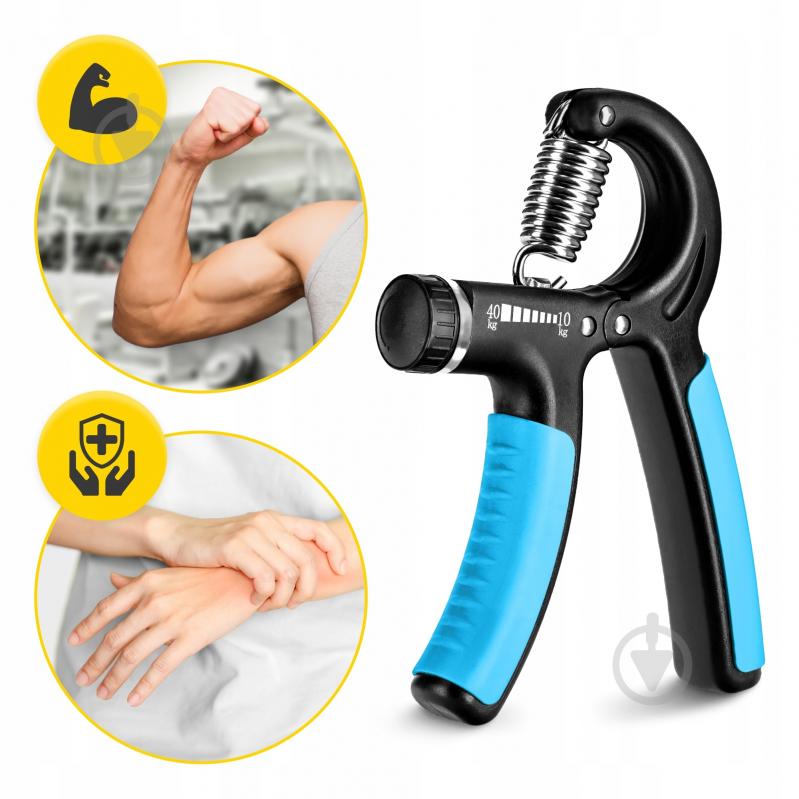 Эспандер 4fizjo 10-40 кг 4FJ0254 Black/Blue - фото 6