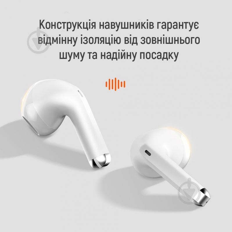 Наушники ColorWay Slim TWS-2 Earbuds white (CW-TWS2WT) - фото 15