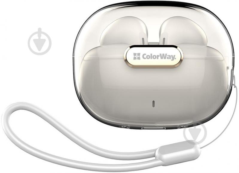 Наушники ColorWay Slim TWS-2 Earbuds white (CW-TWS2WT) - фото 6