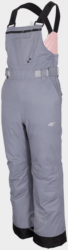 Брюки 4F SKI TROUSERS JSPDN002 HJZ22-JSPDN002-32S р. 158 серый - фото 4