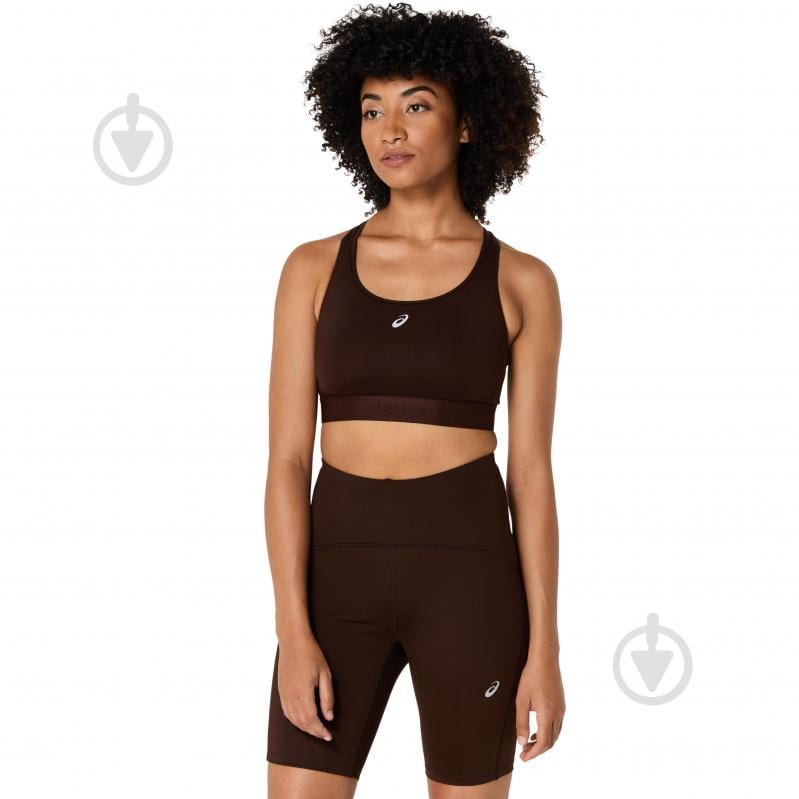 Бра Asics ROAD COMPRESSION BRA 2012C995-200 р.XS коричневый - фото 1