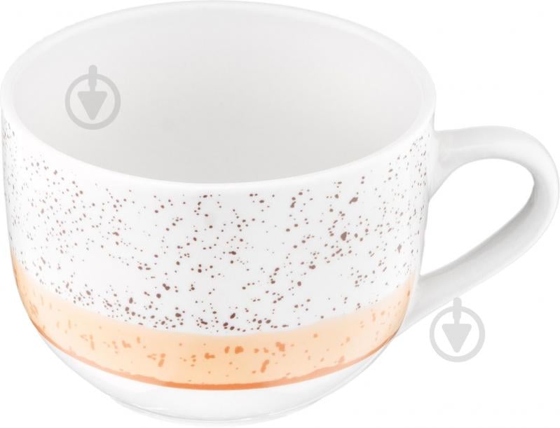 Чашка Ardesto Siena 500 мл бело-желтая AR2950SBG - фото 3 Чашка Ardesto Siena 500 мл бело-желтая AR2950SBG - фото 3