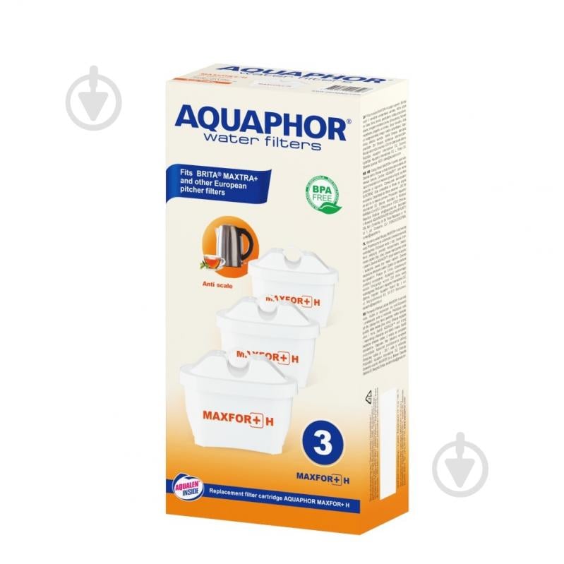 Комплект картриджів Аквафор MAXFOR+Н 3 шт. - фото 1 Комплект картриджів Аквафор MAXFOR+Н 3 шт. - фото 1
