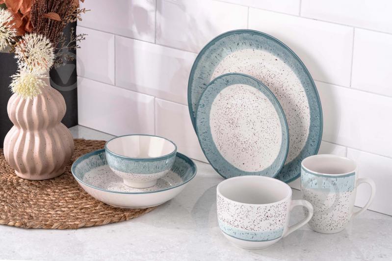 Чашка Ardesto Siena 500 мл бело-голубая AR2950SWB - фото 2