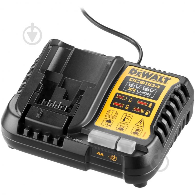 Аккумуляторная батарея и зарядное устройство DeWalt 18,0V 5Ah + 3 батареи DCB184B DCB1104P3 - фото 2