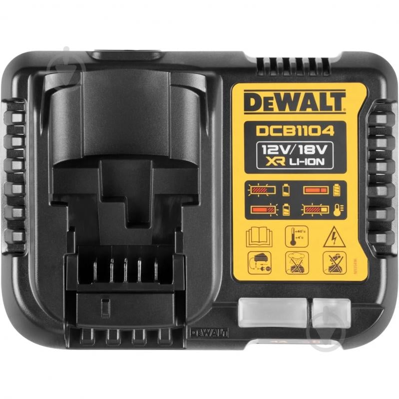 Аккумуляторная батарея и зарядное устройство DeWalt 18,0V 5Ah + 3 батареи DCB184B DCB1104P3 - фото 3