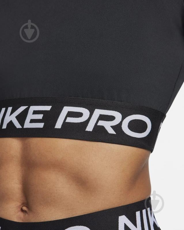 Футболка Nike PRO DF 365 CROP LS FV5484-010 р.M чорний - фото 5 Футболка Nike PRO DF 365 CROP LS FV5484-010 р.M чорний - фото 5