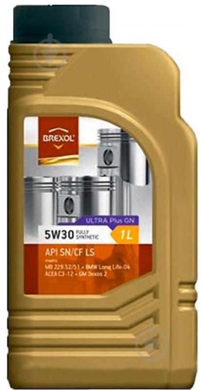 Масло моторн. BREXOL Ultra Plus GN 5W30 API SN/CF LS (Каністра 1л)