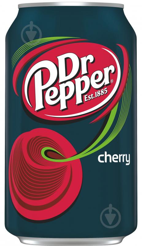Безалкогольний напій Dr Pepper Cherry 0,33 л (8435185954626) - фото 1