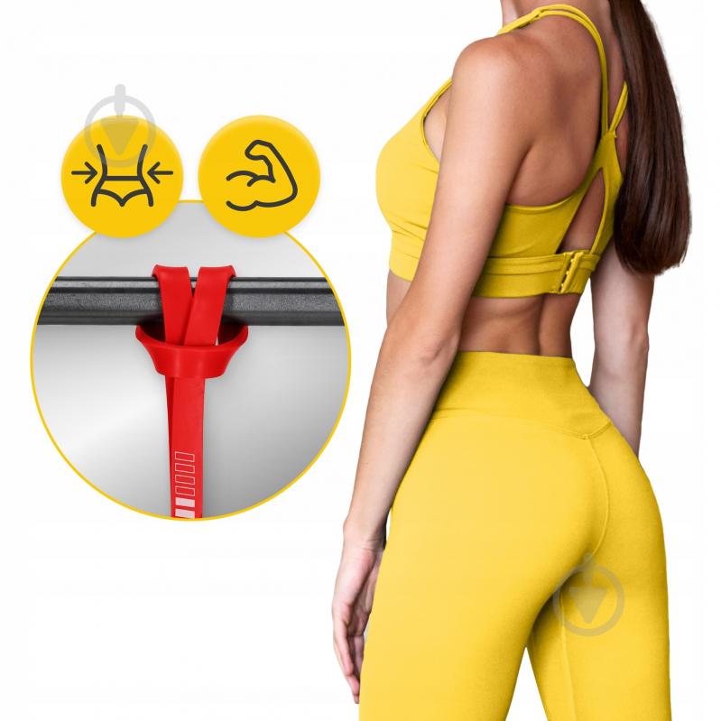 Резинка для фитнеса 4fizjo Power Band 13 мм 6-10 кг (P-5907222931059) 4FJ1059 красный - фото 10