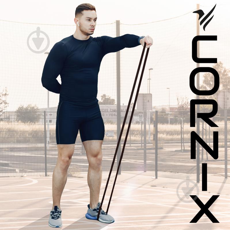 Резинка для фитнеса Cornix Power Band 22 мм 11-30 кг XR-0059 черный - фото 10