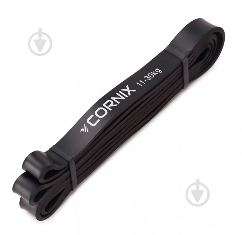 Резинка для фитнеса Cornix Power Band 22 мм 11-30 кг XR-0059 черный - фото 5