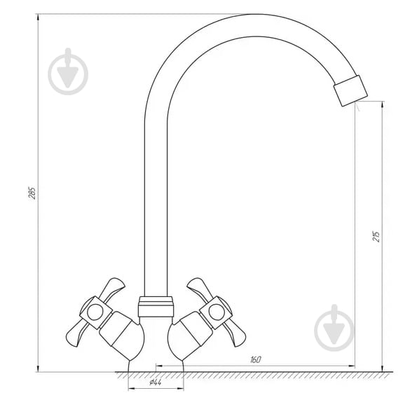 Змішувач для кухні DOMINO DOMINO DK-H1-2N-GREEN - фото 5 Змішувач для кухні DOMINO DOMINO DK-H1-2N-GREEN - фото 5