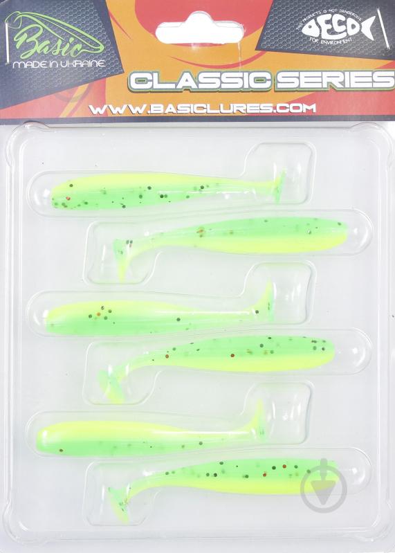 Приманка рыболовная Basic Lures White Bait 3,0 75 мм 6 шт. 943 силиконовая - фото 3