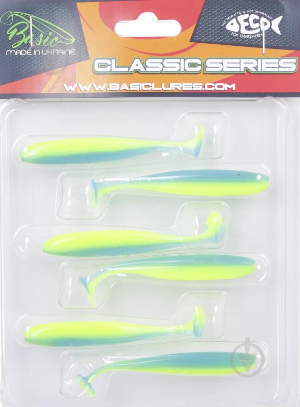 Приманка рыболовная Basic Lures White Bait 3,0 75 мм 6 шт. 963 силиконовая - фото 3