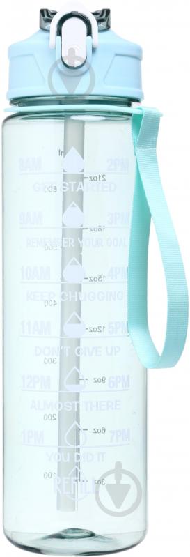 Бутылка для воды Maxmark Motivation 750 мл зеленая - фото 1