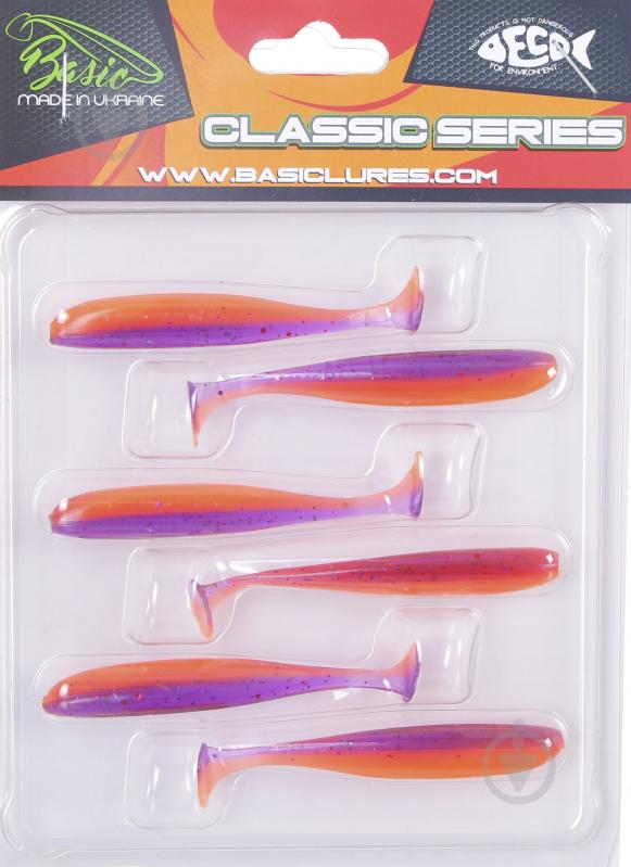 Приманка риболовна Basic Lures White Bait 3,0 75 мм 6 шт. 972 силіконова - фото 3