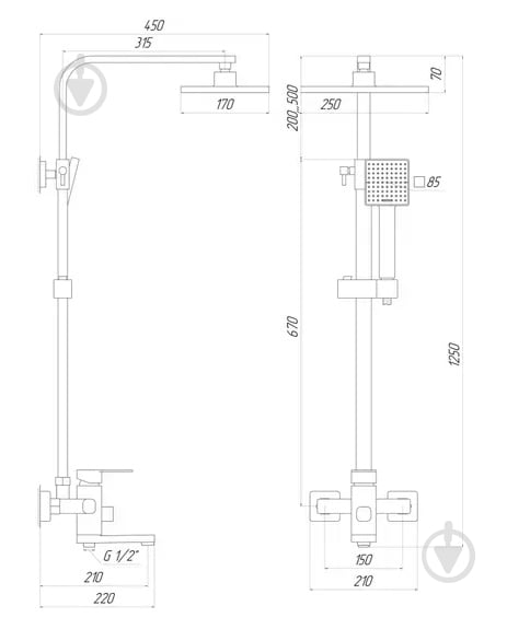 Душевая система DOMINO DMS-0025 - фото 6 Душевая система DOMINO DMS-0025 - фото 6