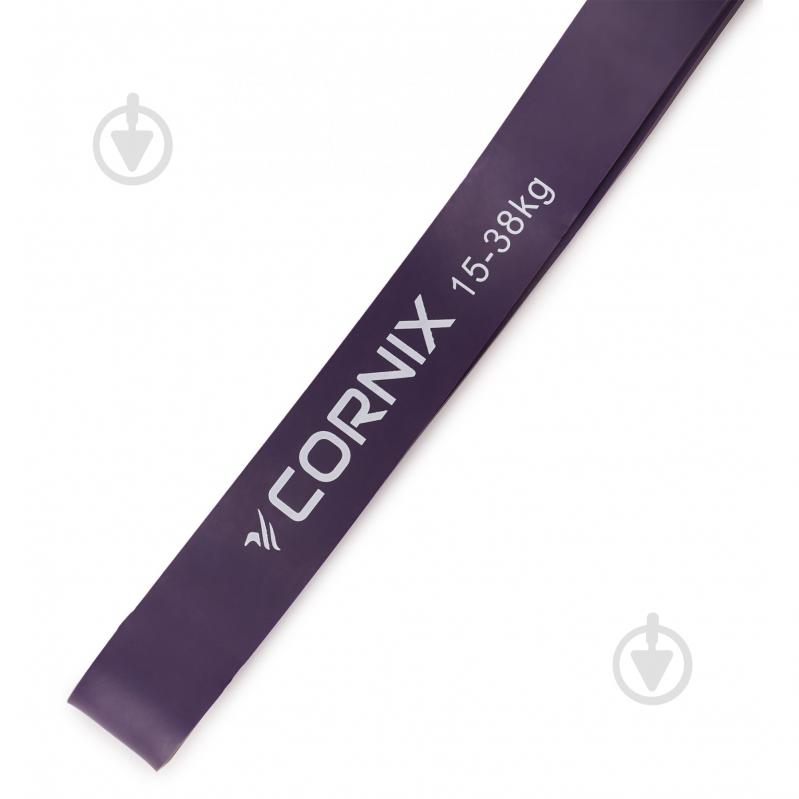 Стрічка-еспандер Cornix Power Band 32 мм 15-38 кг XR-0060 фіолетовий - фото 4