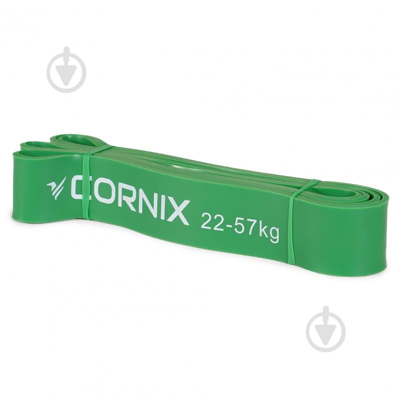 Резинка для фітнесу Cornix Power Band 44 мм 22-57 кг XR-0061 зелений - фото 1