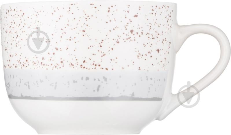 Чашка Ardesto Siena 500 мл бело-серая AR2950SW - фото 4