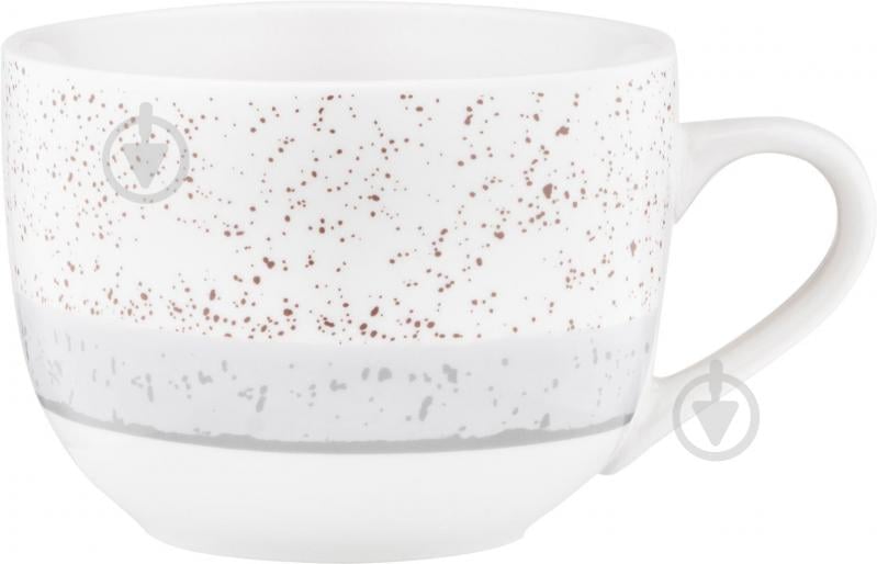 Чашка Ardesto Siena 500 мл бело-серая AR2950SW - фото 1