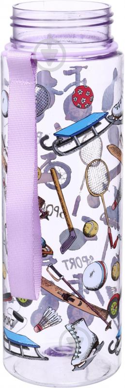 Бутылка для воды Maxmark Vacation 700 мл фиолетовая - фото 4 Бутылка для воды Maxmark Vacation 700 мл фиолетовая - фото 4