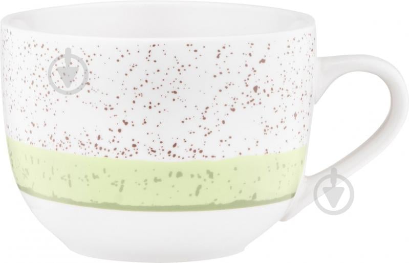 Чашка Ardesto Siena 500 мл бело-зеленая AR2950SWG - фото 1