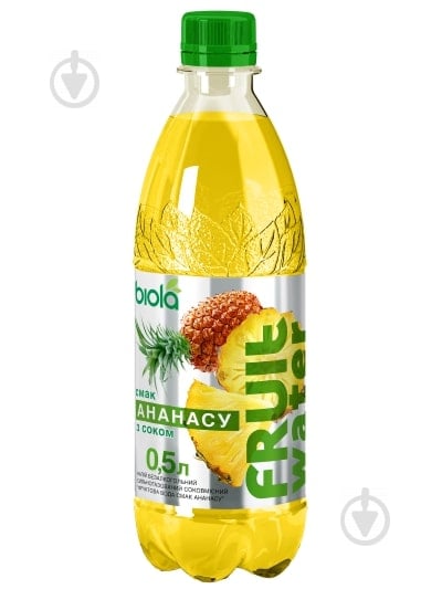 Безалкогольний напій Біола смак ананаса 0,5 л (4820010896679) - фото 1