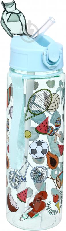 Бутылка для воды Maxmark Sports 700 мл зеленая - фото 3 Бутылка для воды Maxmark Sports 700 мл зеленая - фото 3