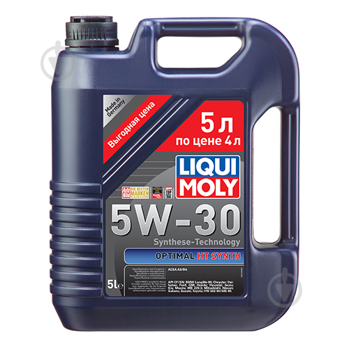 Моторне мастило Liqui Moly Optimal HT 5W-30 5 л (39010/39001) - фото 1