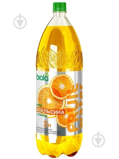 Безалкогольний напій Біола смак апельсина 2 л (4820010896624) - фото 1