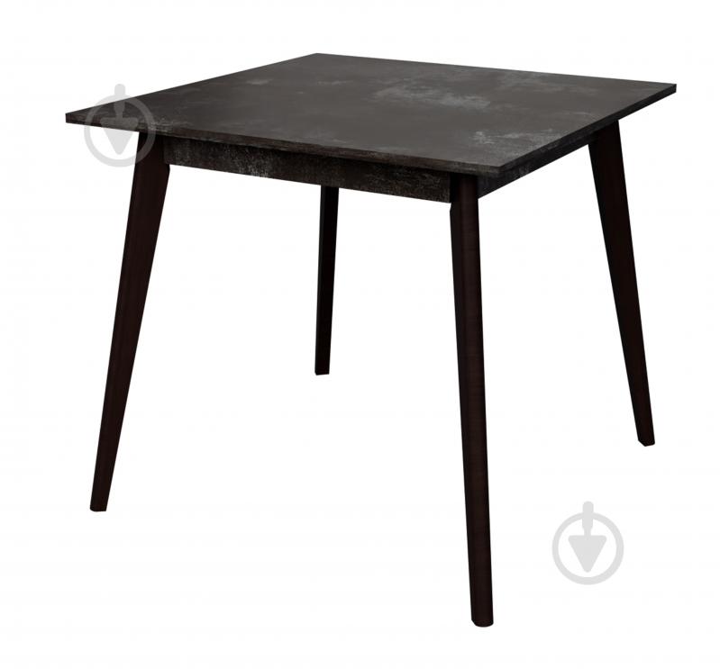 Стіл обідній Монтана 780(780)x780x750мм венге/темно-сірий - фото 1 Стіл обідній Монтана 780(780)x780x750мм венге/темно-сірий - фото 1