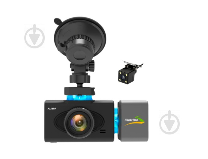 Відеореєстратор Aspiring Alibi 9 GPS, 3 Cameras, SpeedCam CD1MP20GAL9 - фото 1