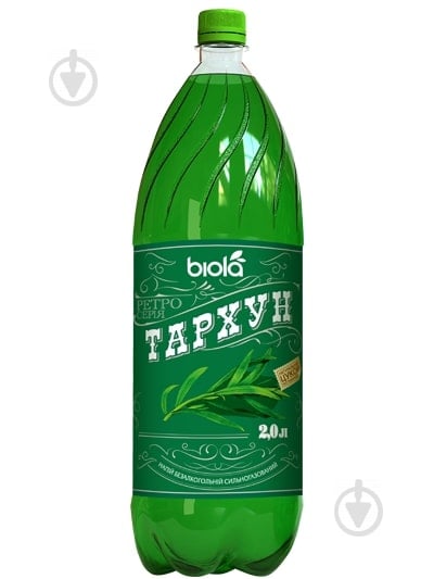 Безалкогольний напій Біола Тархун 2 л (4820010894279) - фото 1