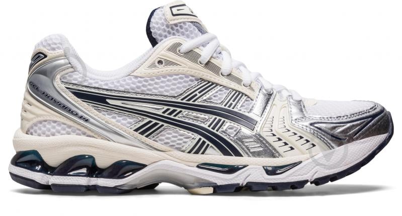 Кроссовки женские Asics GEL-KAYANO 14 1202A056-109 р.37 белые с серым - фото 1 Кроссовки женские Asics GEL-KAYANO 14 1202A056-109 р.37 белые с серым - фото 1