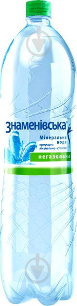 Вода Знаменівська негазована мінеральна питна 1,5 л - фото 1