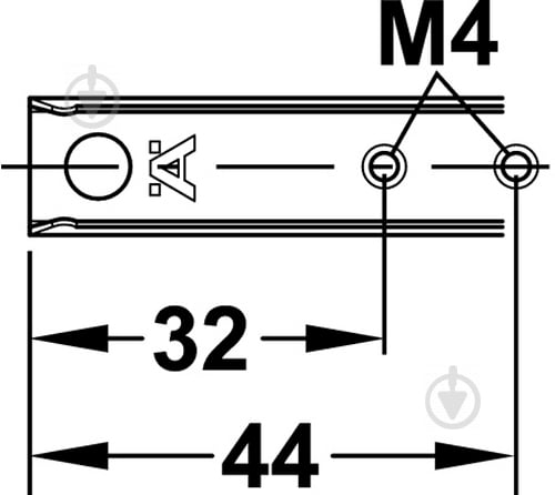 Напрямна кулькова Hafele 450.25.425 L-246 мм (1.0 мм) під паз - фото 3