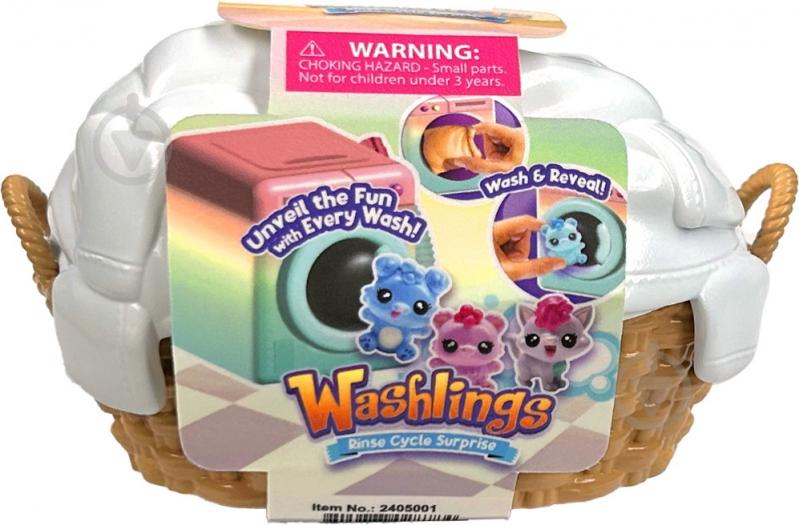 Игровой набор WASHLINGS Магическая стирка в корзине 2 игрушки-сюрприз в ассортименте 2409012 - фото 1 Игровой набор WASHLINGS Магическая стирка в корзине 2 игрушки-сюрприз в ассортименте 2409012 - фото 1
