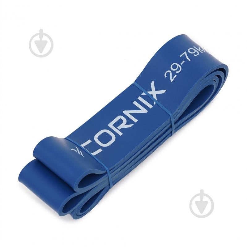 Резинка для фітнесу Cornix Power Band 64 мм 29-79 кг XR-0135 синій - фото 2